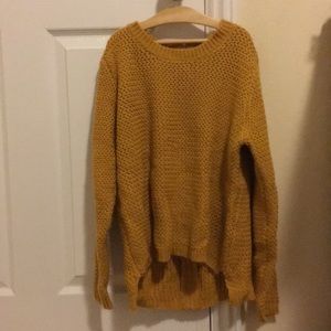 Forever 21 Mustard Sweater